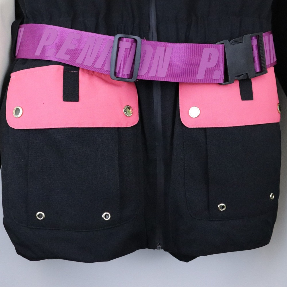 NWT P.E Nation Chamonix Snow Jacket Large Black Pink Colorblock Ski Insulated - Picture 6 of 14